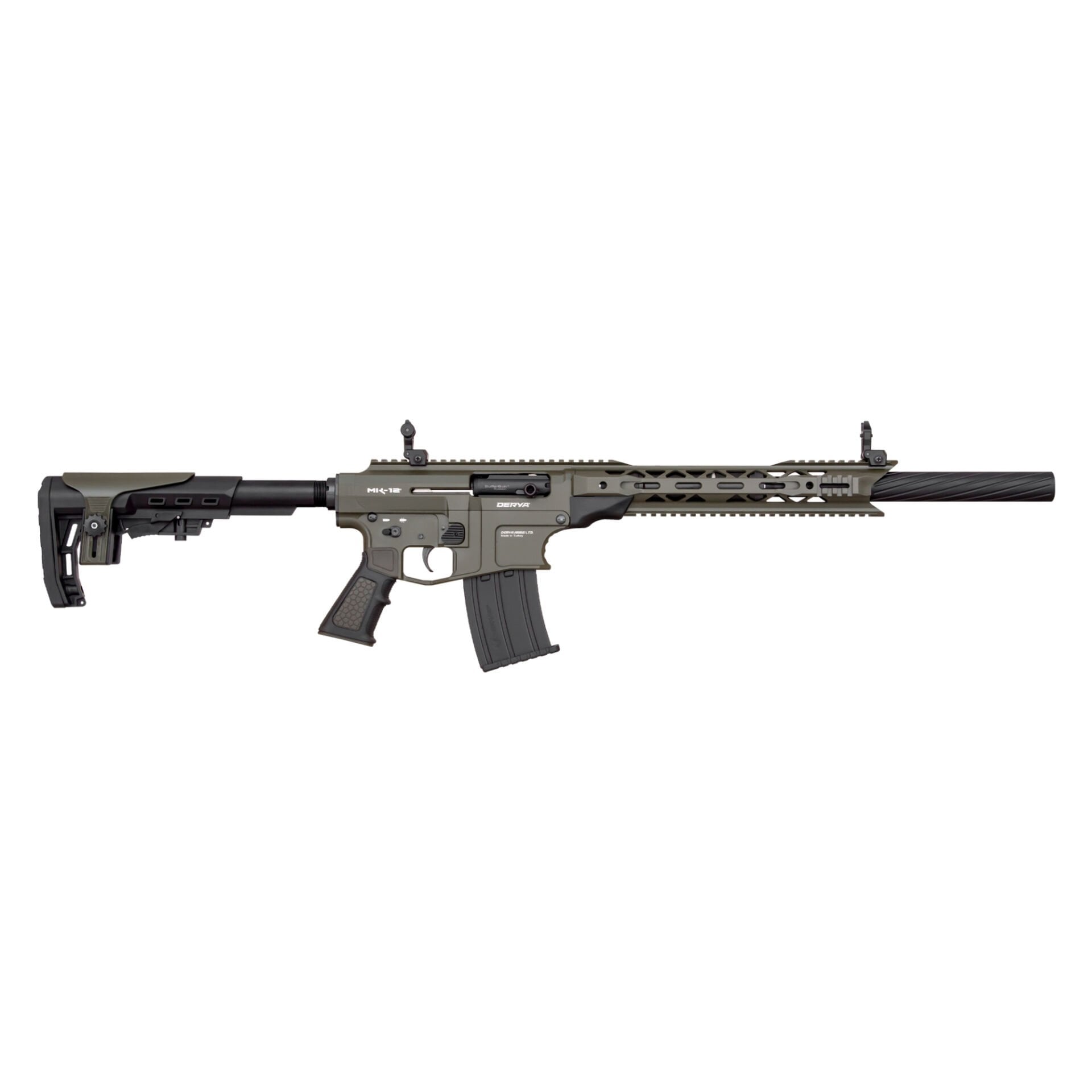 DERYA ARMS DERYA MK-12 HAKİ YEŞİL AS-103SF ŞARJÖRLÜ AV TÜFEĞİ