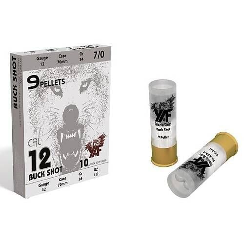 YAF BUCKSHOT 9/0 12 PELLETS - 12 CAL.