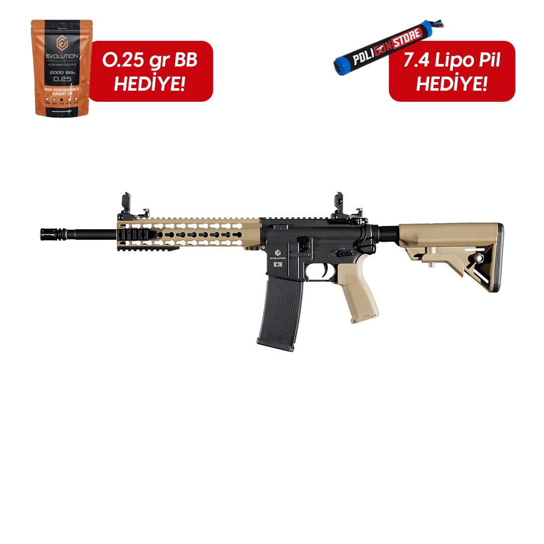 Evolution Recon Superlite Carbontech Siyah & Tan Airsoft Tüfeği