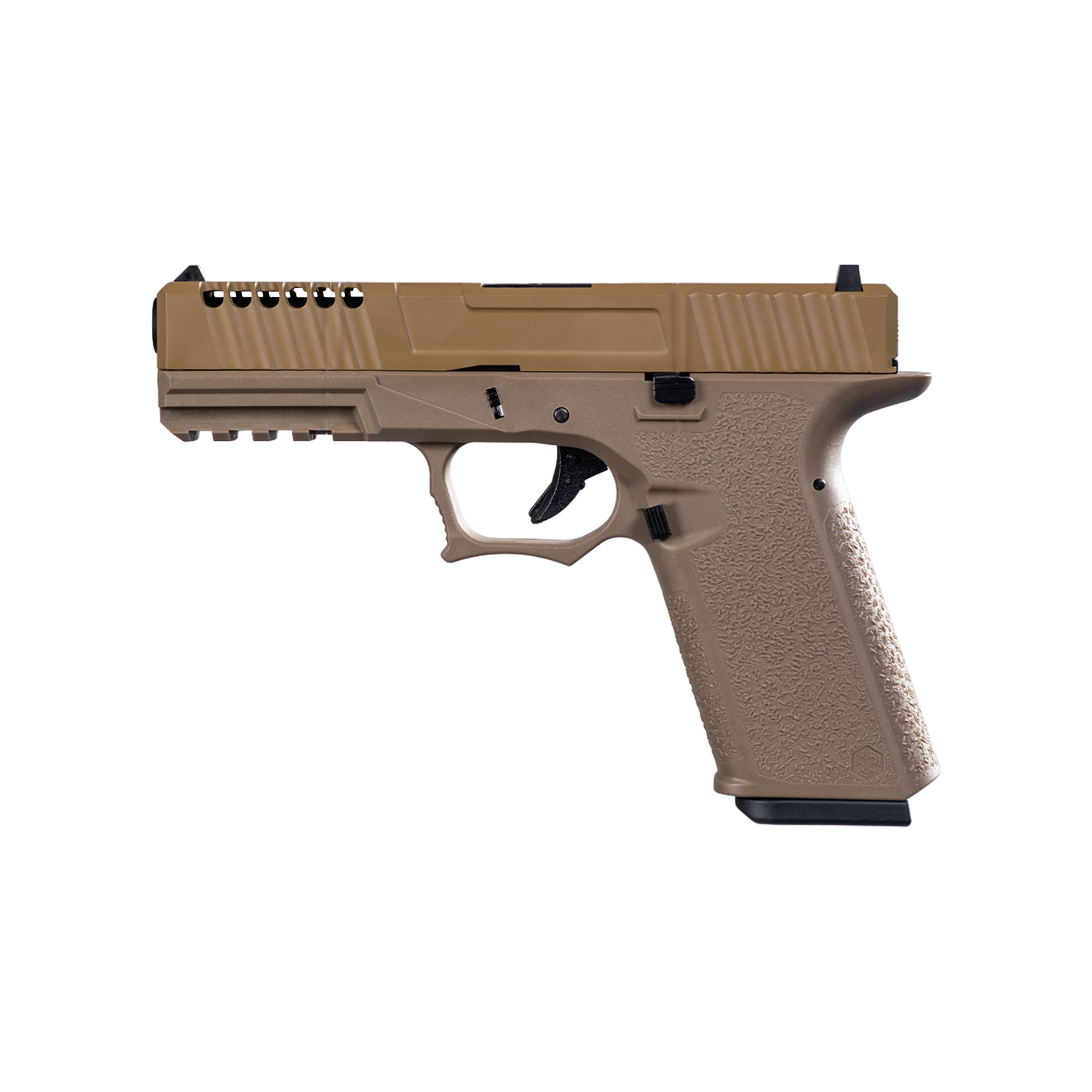 WE AW Custom Glock 17 ZEV Tan Airsoft Tabanca