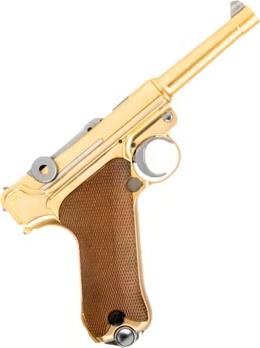 WE Luger P-08 Gold Blowback Airsoft Havalı Tabanca