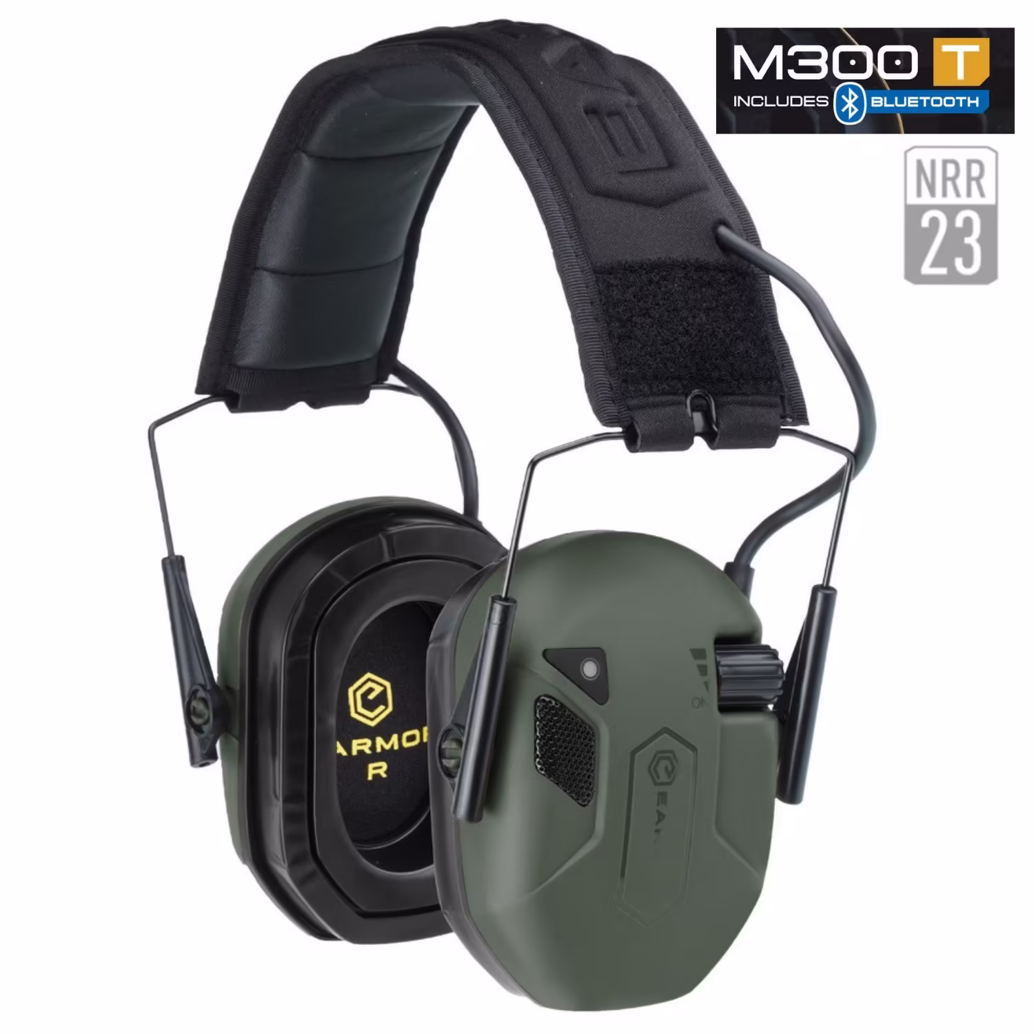 EARMOR M300T Bluetooth Gürültü Engellemeli Elektronik Atış Kulaklığı Yeşil