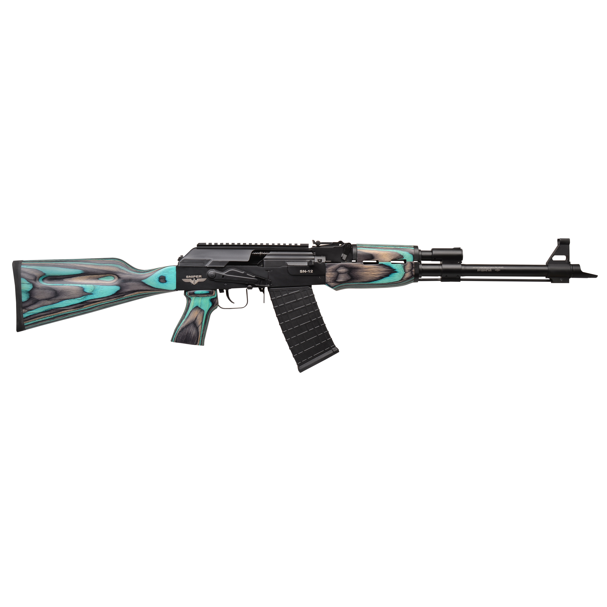 Sniper Arms SN-12 Mavi Lamine Şarjörlü Av Tüfeği