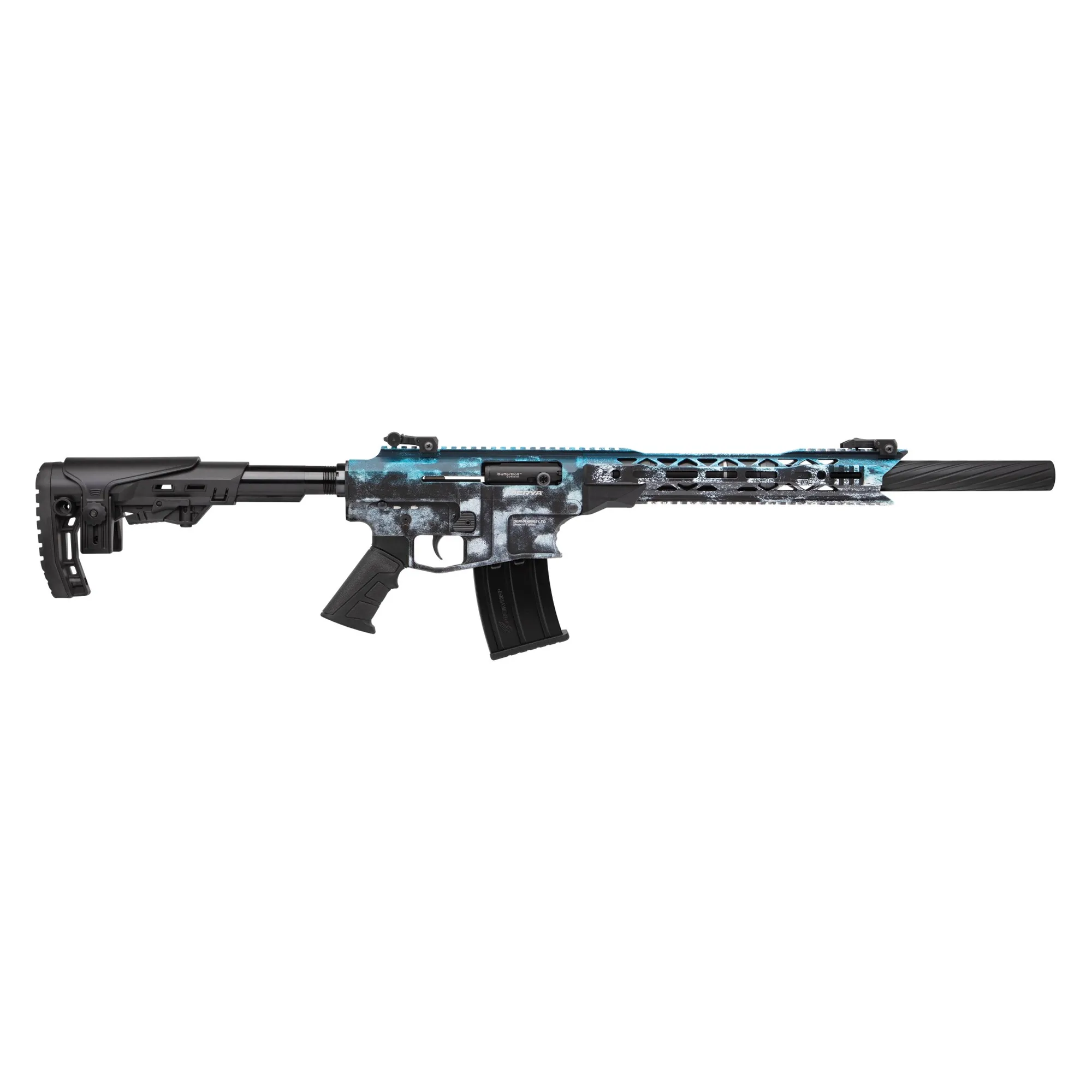 DERYA ARMS Derya MK-12 AS-108SE Mavi Beyaz Şarjörlü Av Tüfeği