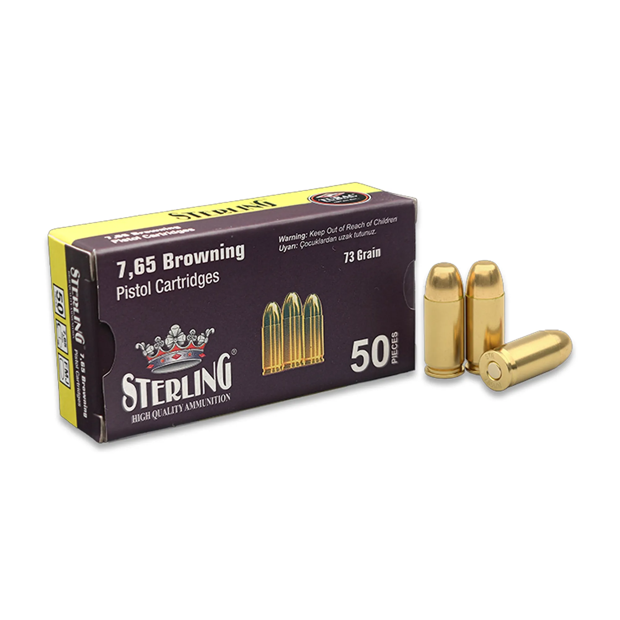 STERLING Sterling 7.65 Browning 73 Grain Tabanca Mermisi