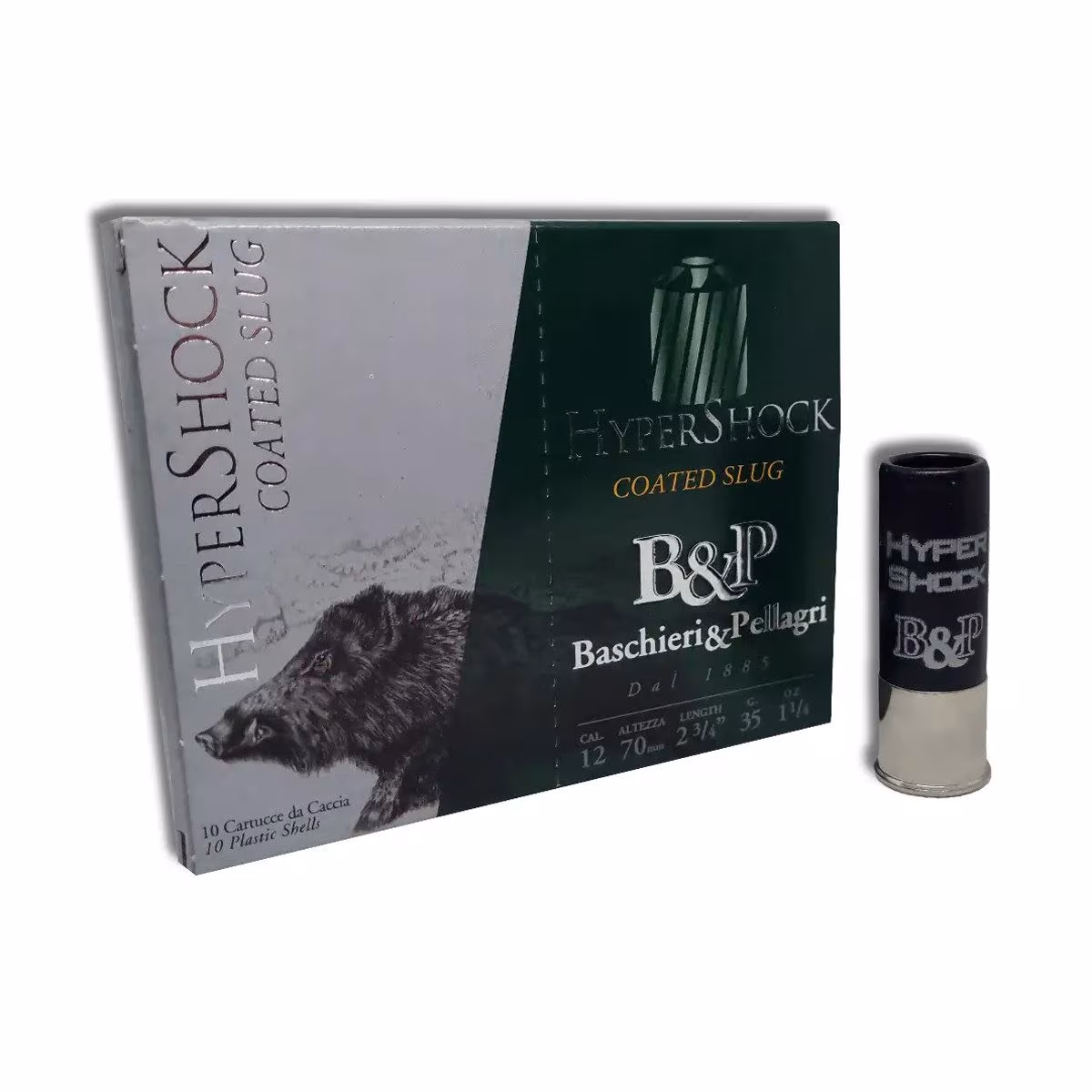 B&P HYPER SHOCK COATED SLUG TEK KURŞUN – 12 CAL.