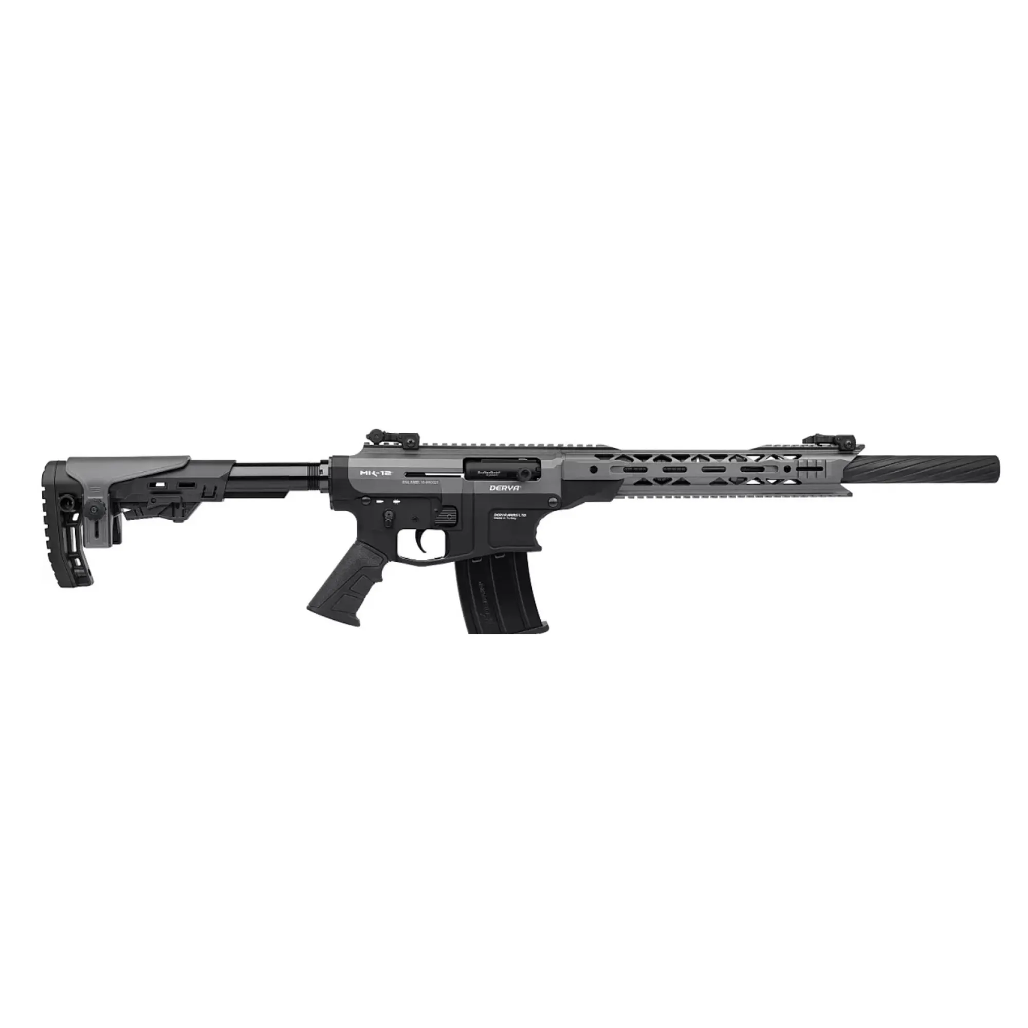 DERYA ARMS Derya MK-12 AS-110S Gri Siyah Şarjörlü Av Tüfeği